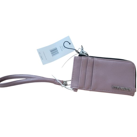 Steve Madden Mauve (Pink) Card Case/Wristlet Wallet - Picture 1 of 11